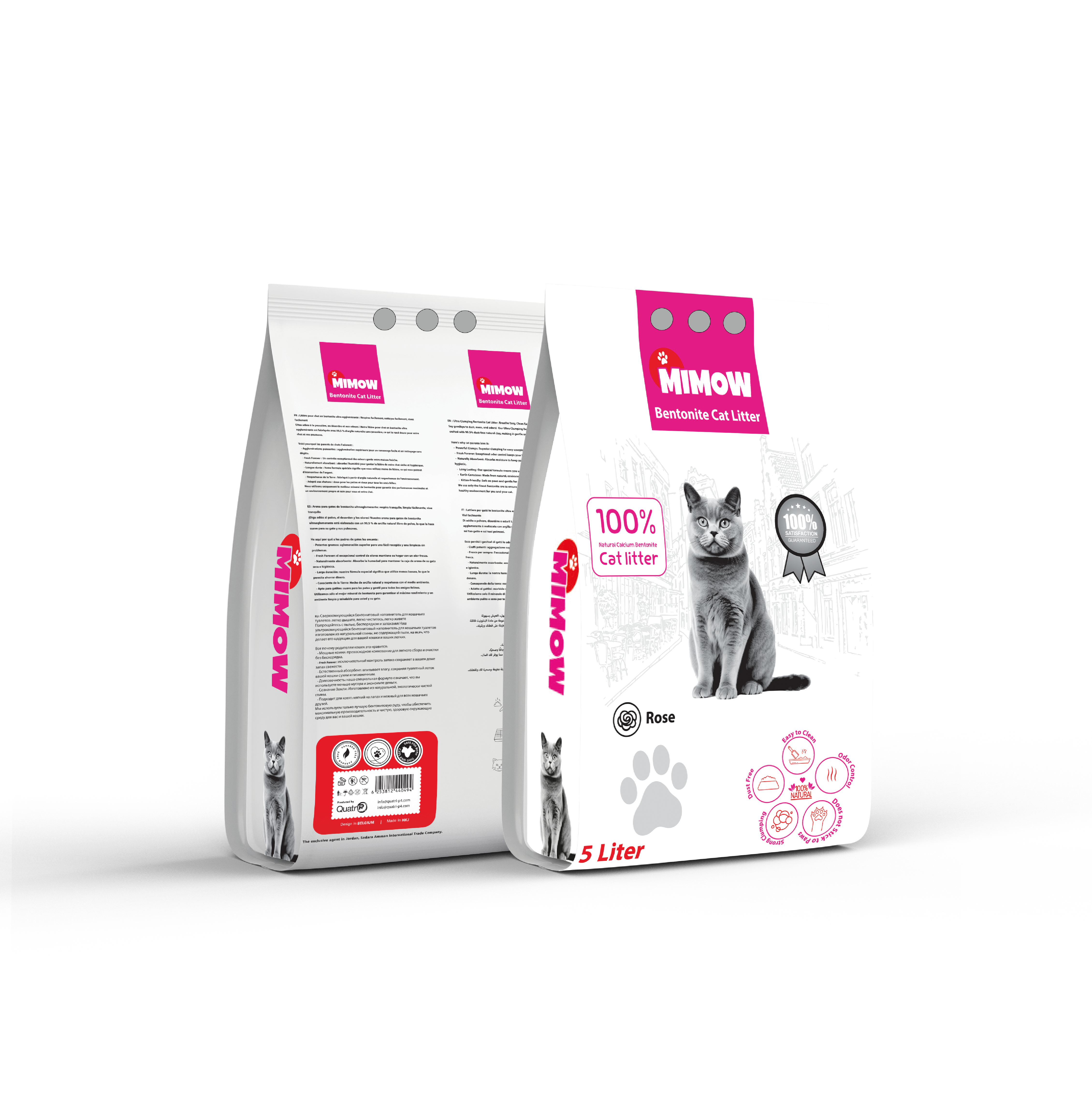 Mimow Cat litter Rose 5 L
